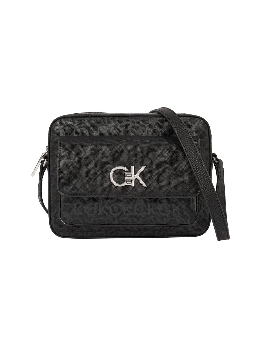 

Сумка через плечо Calvin Klein "RE-LOCK CAMERA BAG_MONO", черный