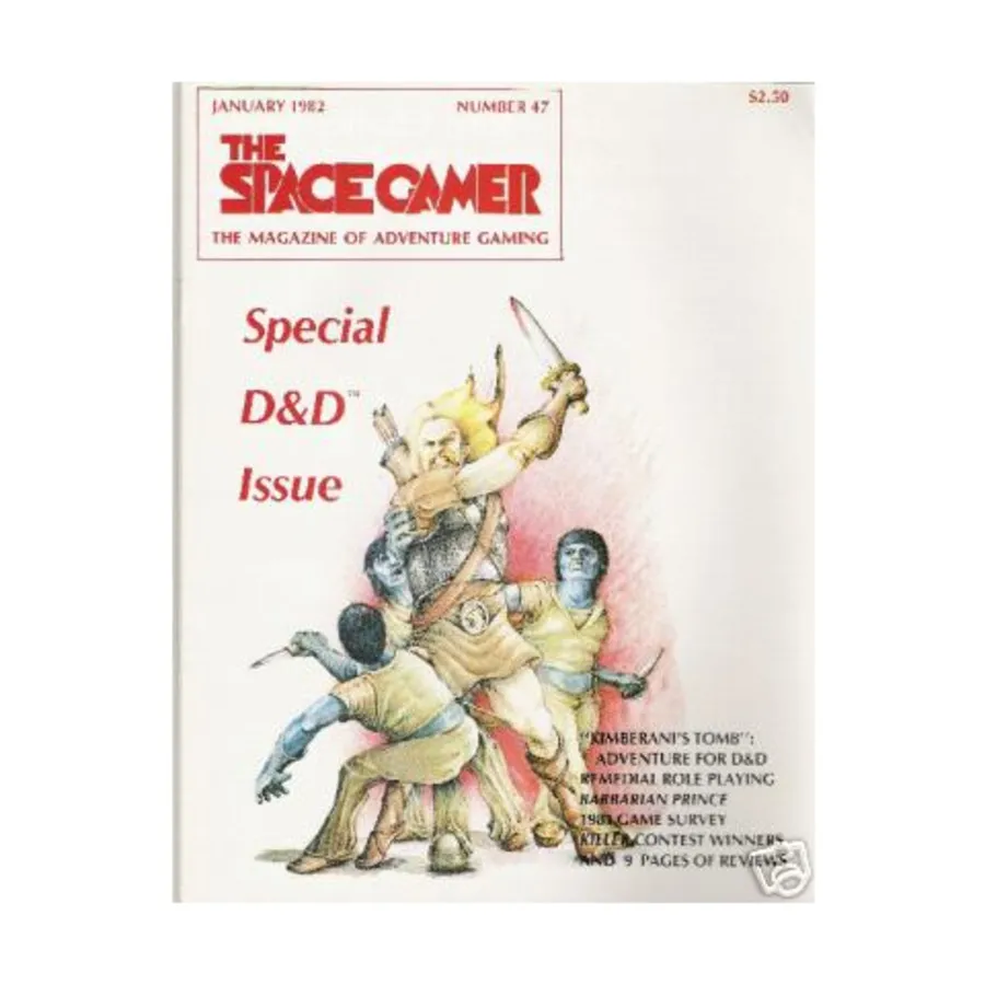 

Журнал #47 "Kimberani's Tomb AD&D Module, Barbarian Prince, Killer Scenario", Space Gamer Magazine (Various Publishers)