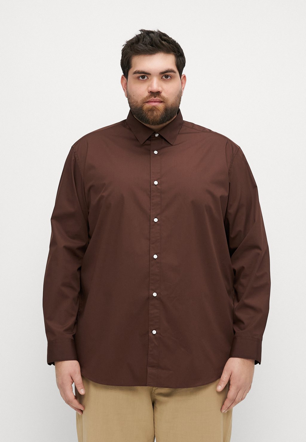 

Рубашка JJJOE SHIRT PLAIN Jack & Jones, коричневый