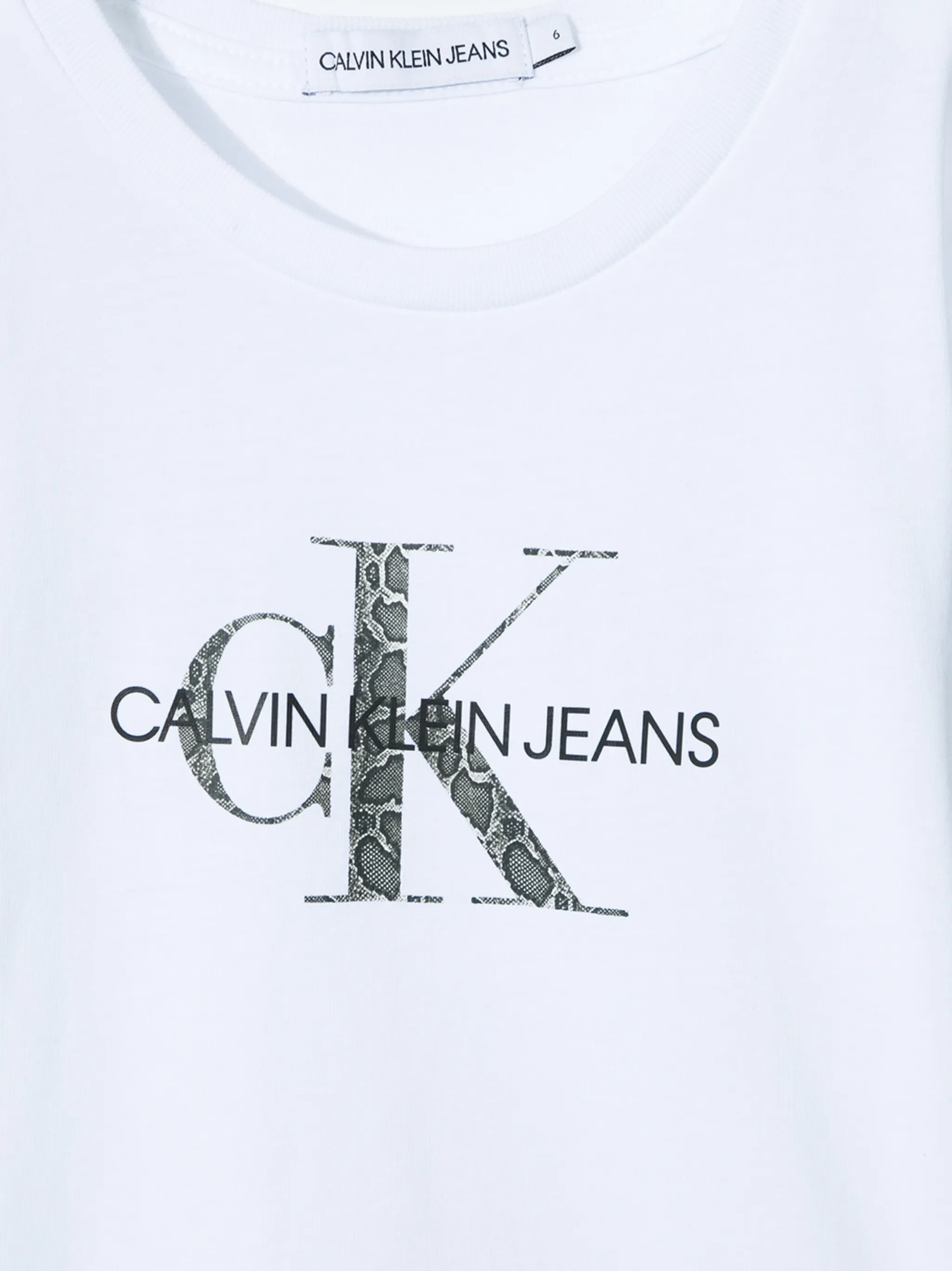 Футболка с логотипом Calvin Klein Kids, белый — фото 3