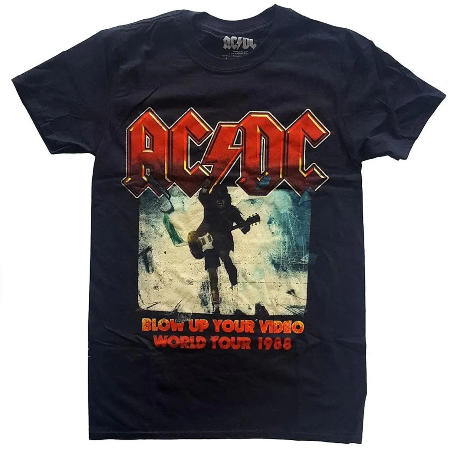 Футболка с принтом AC/DC Blow Up Your Video, черный