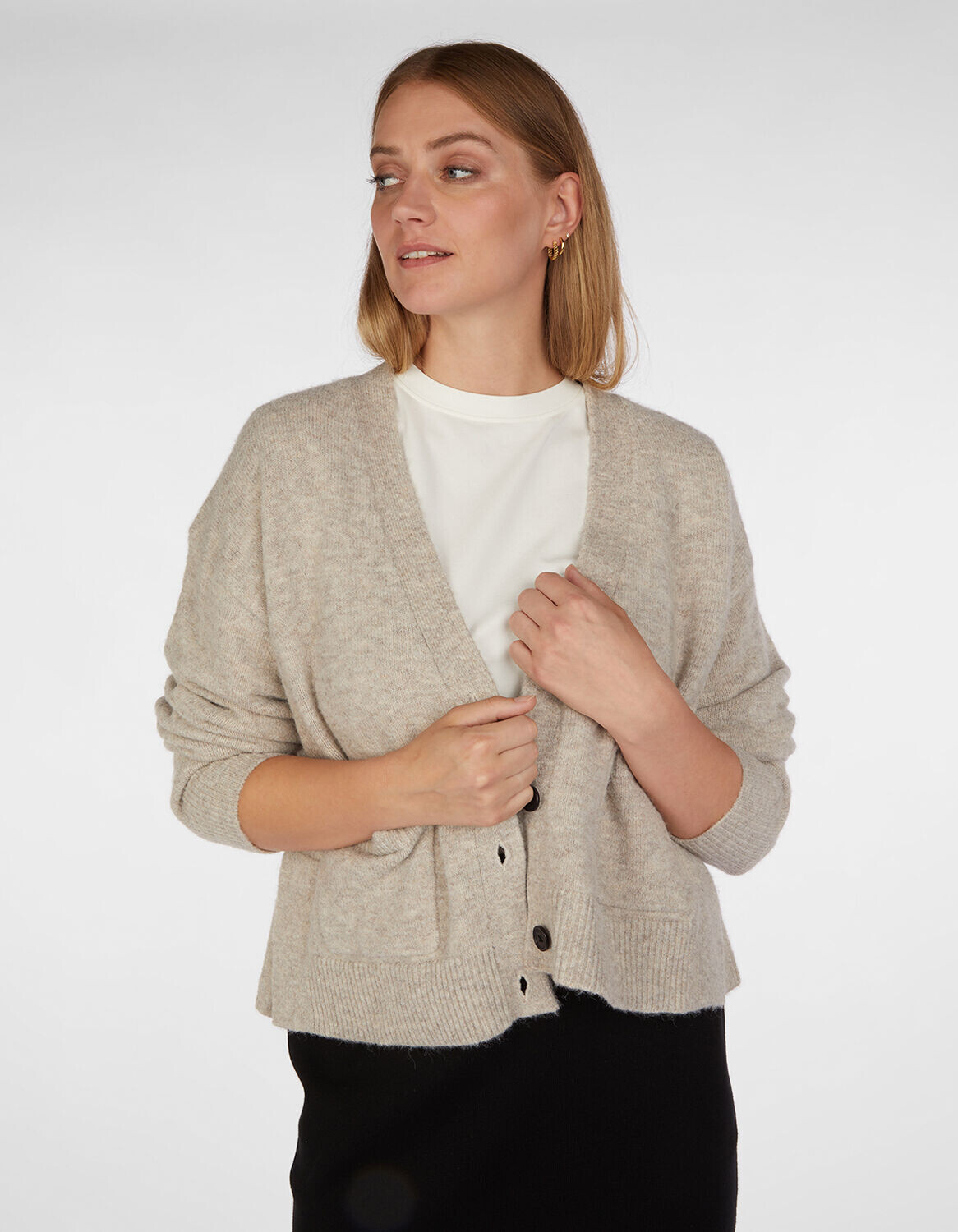 

Толстовка Lovely sisters Cardigan Cade, цвет moon grey