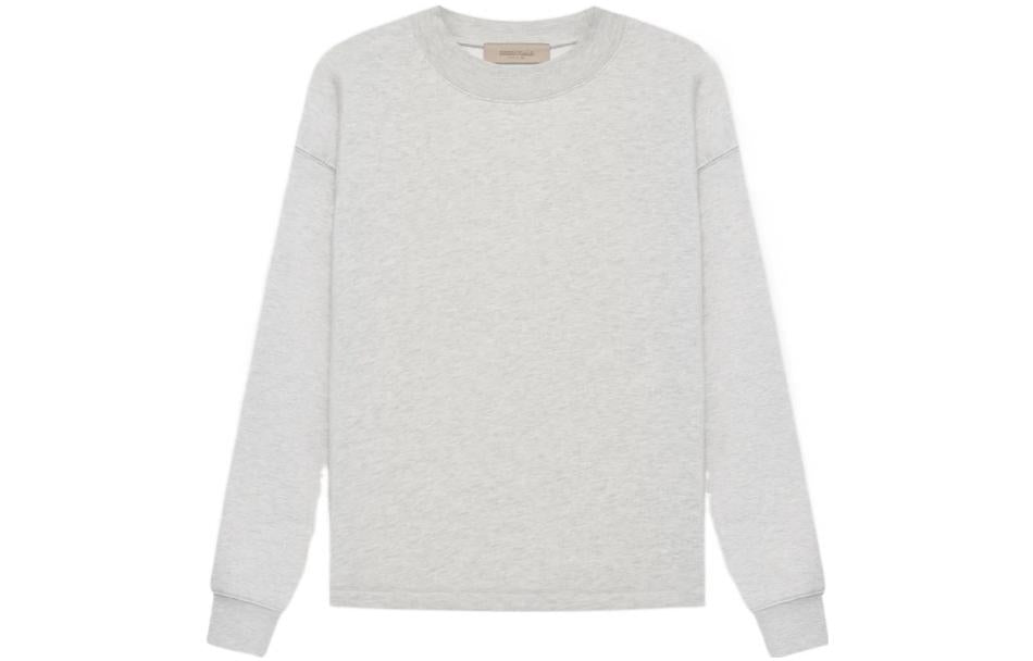 Свитшот Fear of God Essentials SS22 свободного кроя, цвет «легкая овсянка» — фото 3