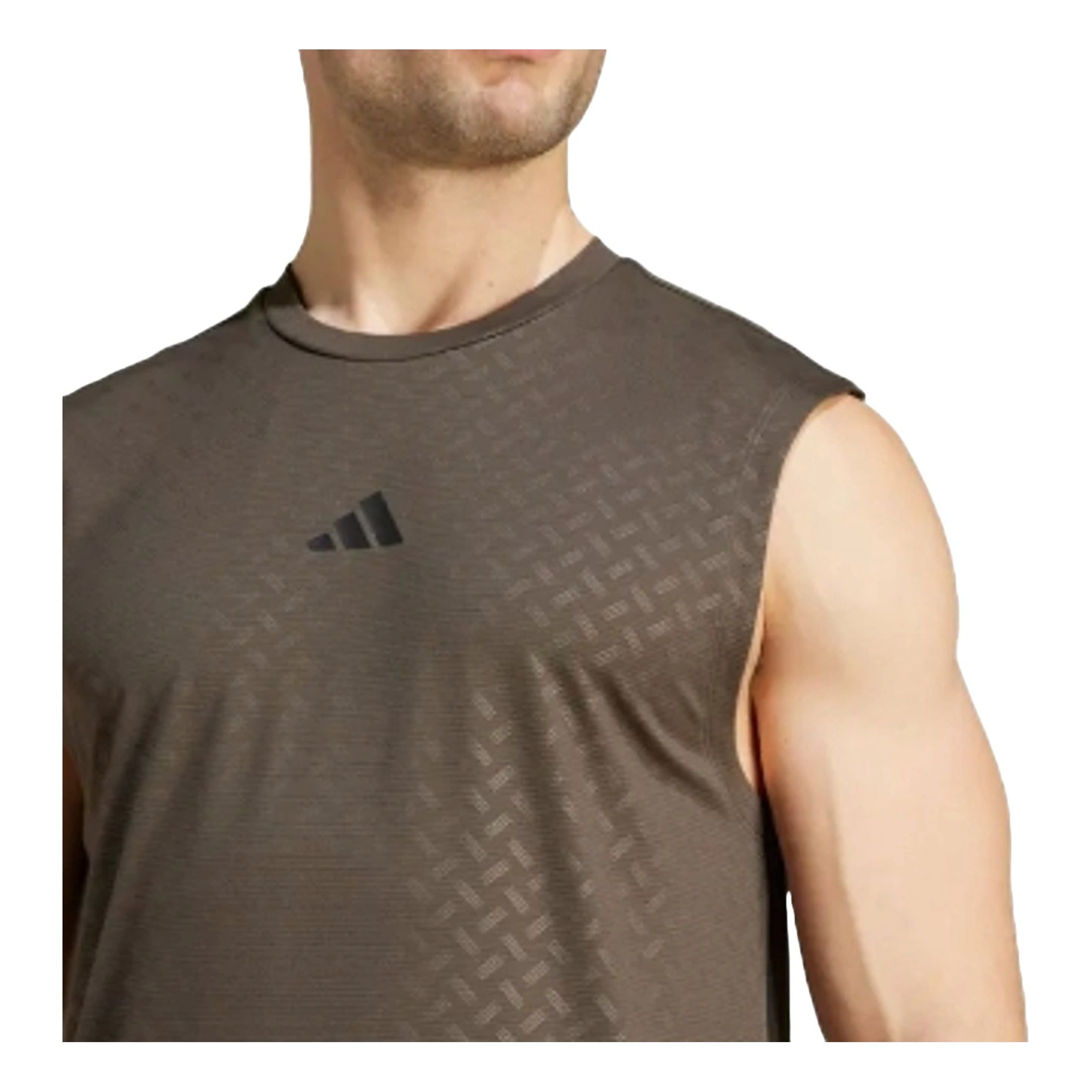 Спортивный топ adidas Power Tank Top 'Green' JD8457, зеленый — фото 2