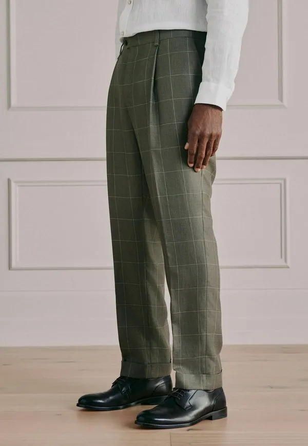 Брюки классического кроя signature moons british suit Next, Green