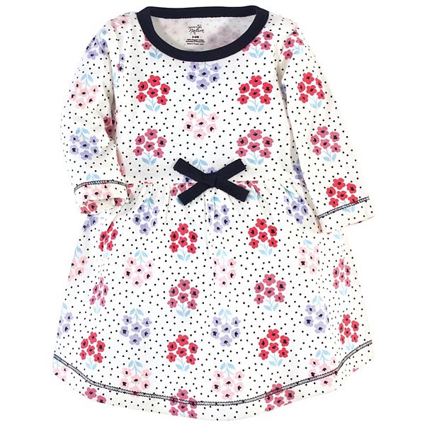Платье с длинным рукавом для девочки из органического хлопка, 2 шт, floral dot Touched By Nature — фото 3