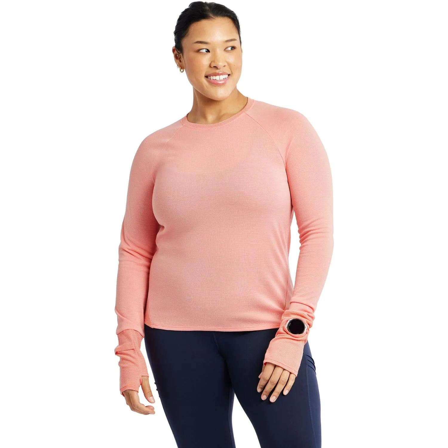 

Длинный рукав флисовой рубашки - Для женщин Oiselle, Alpenglow