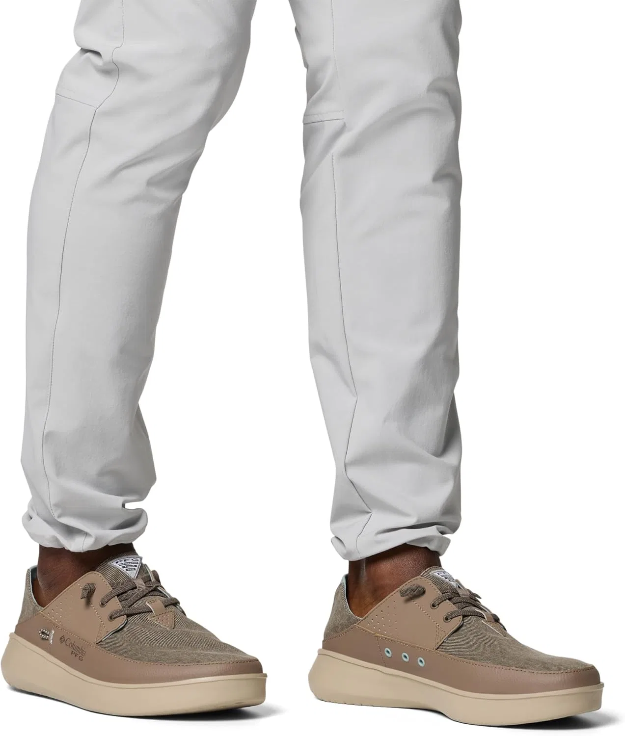 Мужские лодочные туфли Columbia Boatside Relaxed Pfg, Wet Sand Crushed Blue — фото 2