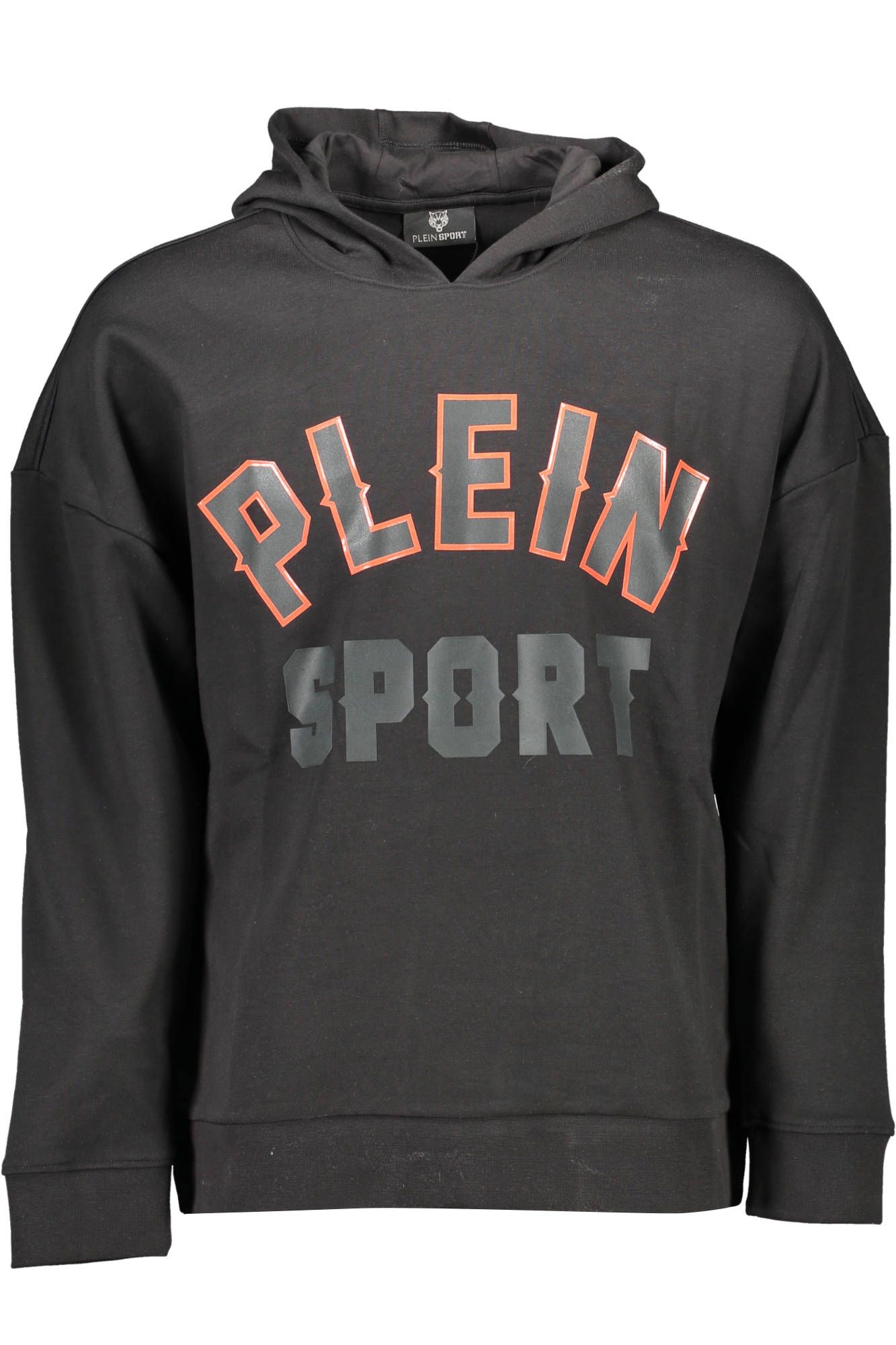 

Черный хлопковый мужской свитер Plein Sport