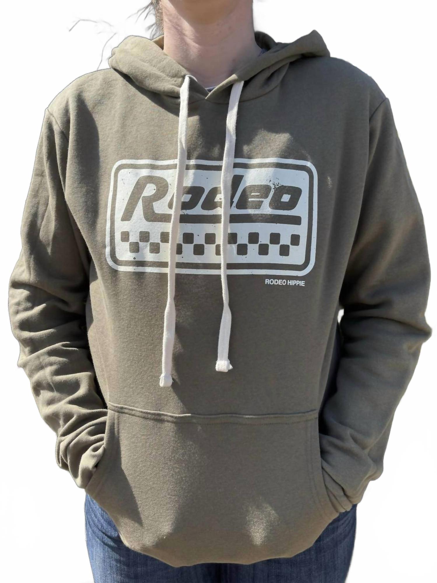 

Толстовка Bowman с капюшоном оливкового цвета Rodeo Hippie, оливковый