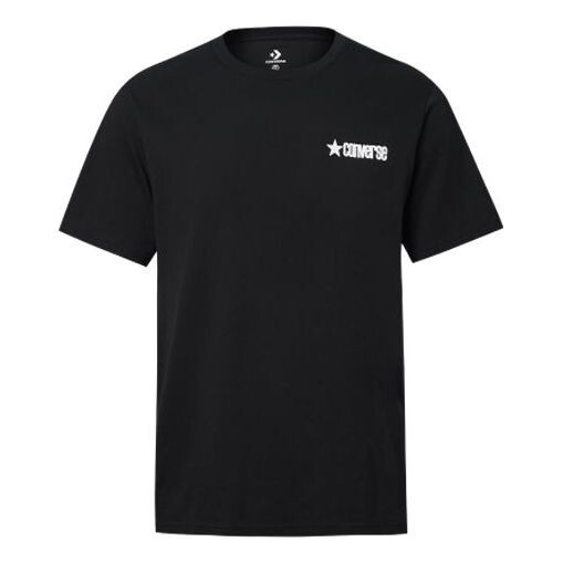 

Футболка men's contrasting colors plaid short sleeve black Converse, черный