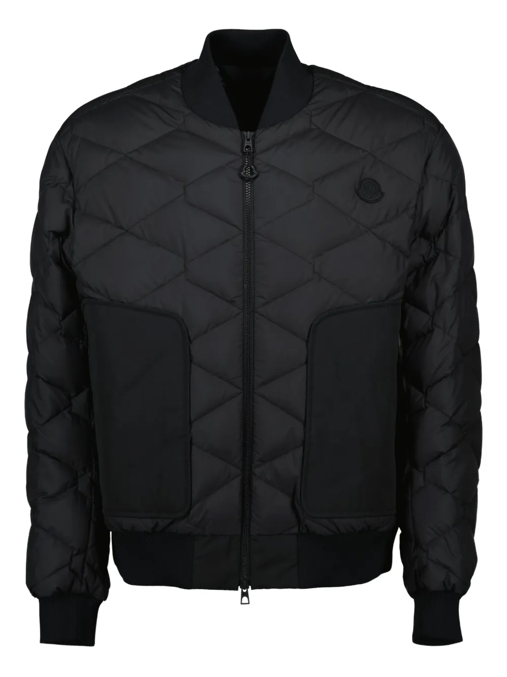 

Стеганый бомбер MONCLER, черный