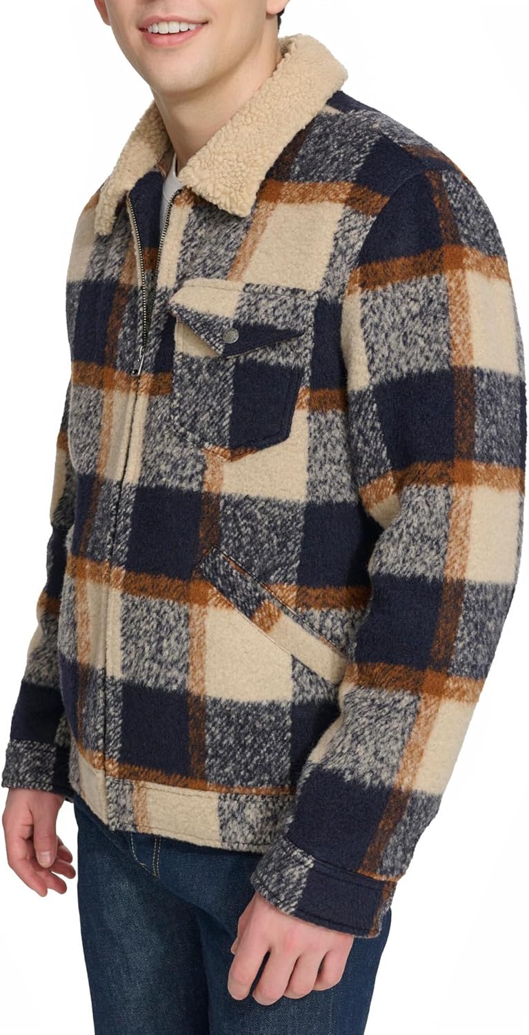 Мужская куртка Levi's из шерстяной смеси Levi's Depot, Skater Plaid — фото 3