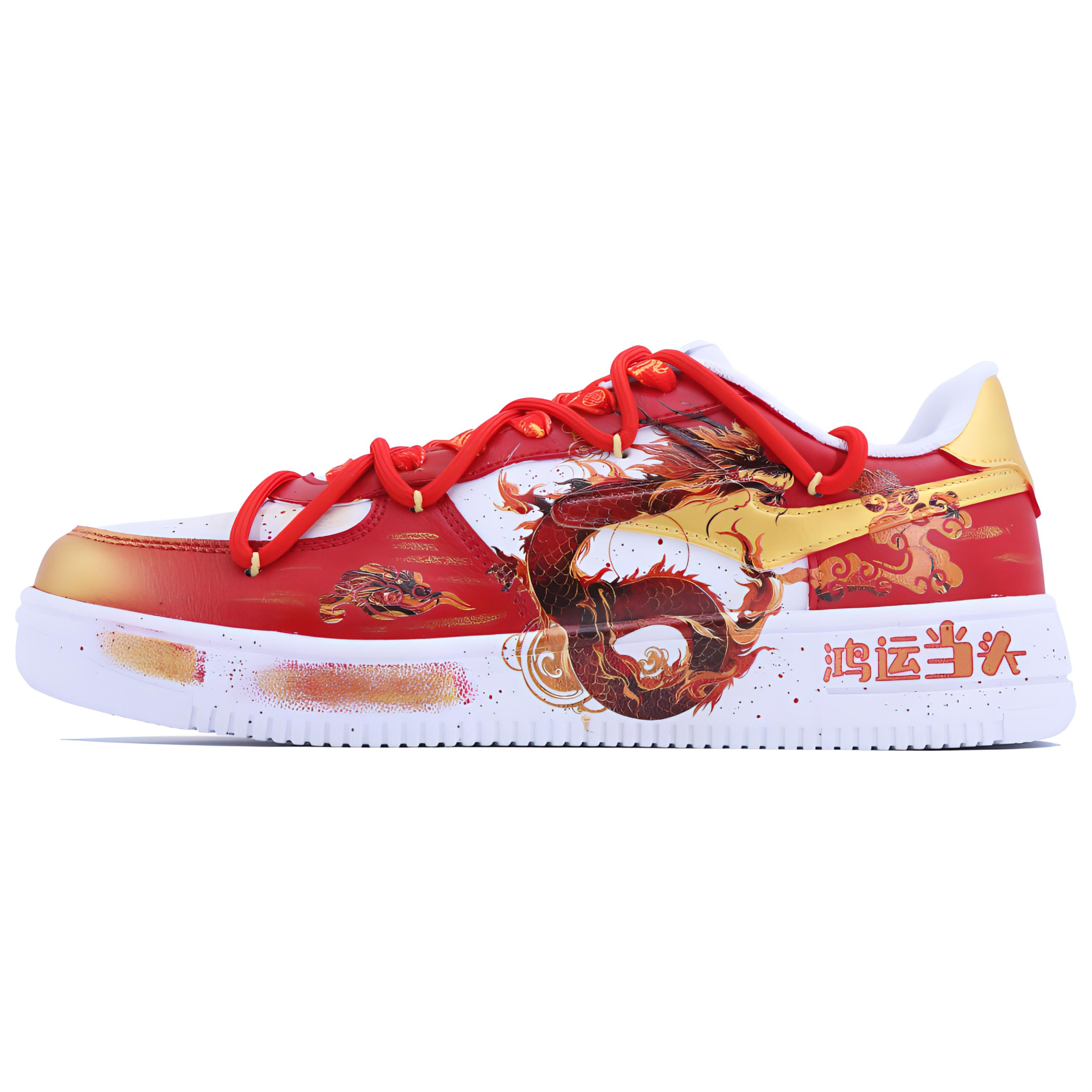 

Erke Скейтбордные кроссовки SDS с низким верхом, устойчивые к истиранию, дышащие, мужские, красные, белые, золотые