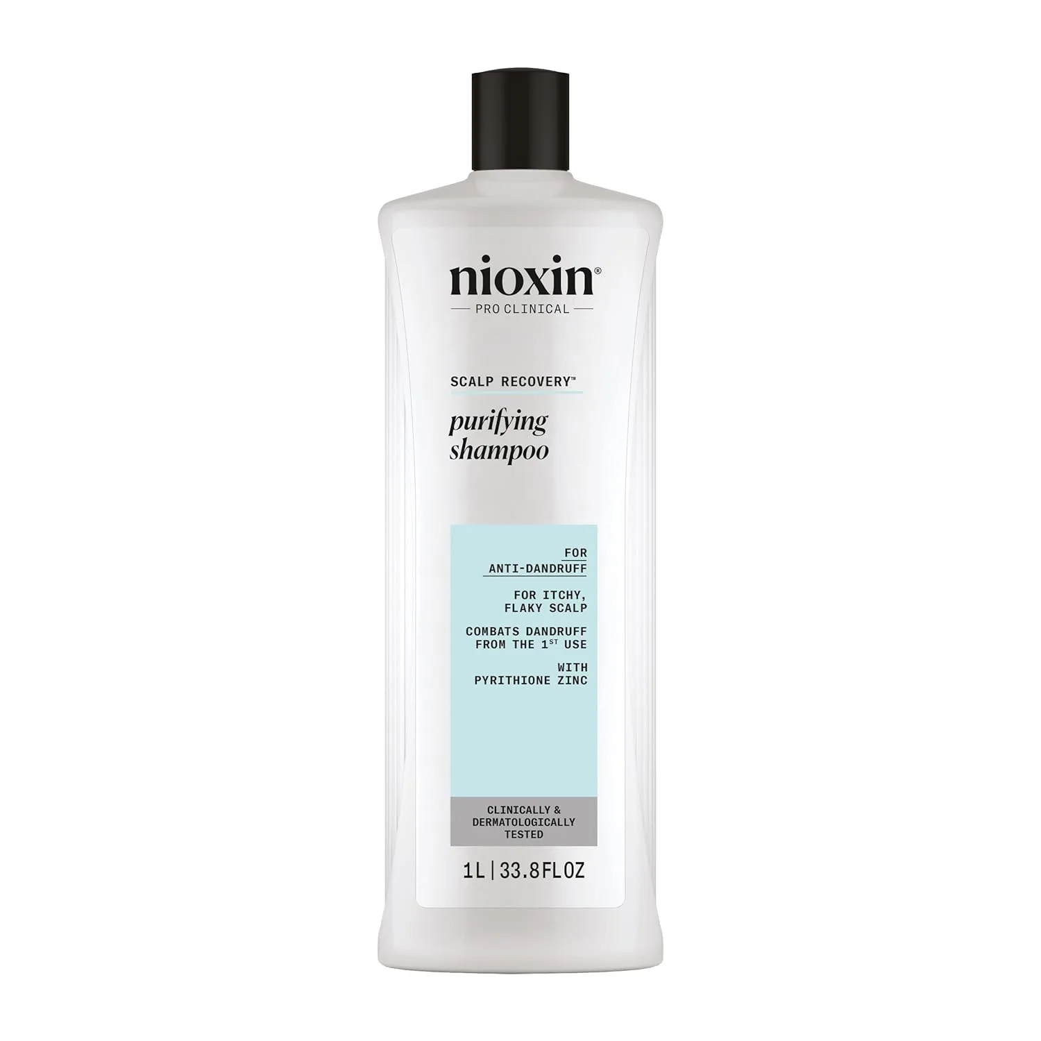 Очищающий шампунь Nioxin Scalp Recovery | Для зудящей и шелушащейся кожи головы | Против перхоти | Содержит пиритион цинка 1000 мл (.)