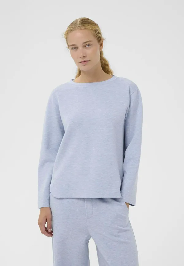 

Футболка с длинными рукавами и круглым вырезом из меланжевой ткани gincentiw Inwear, Endless Sky Melange, Серый, Футболка с длинными рукавами и круглым вырезом из меланжевой ткани gincentiw Inwear, Endless Sky Melange