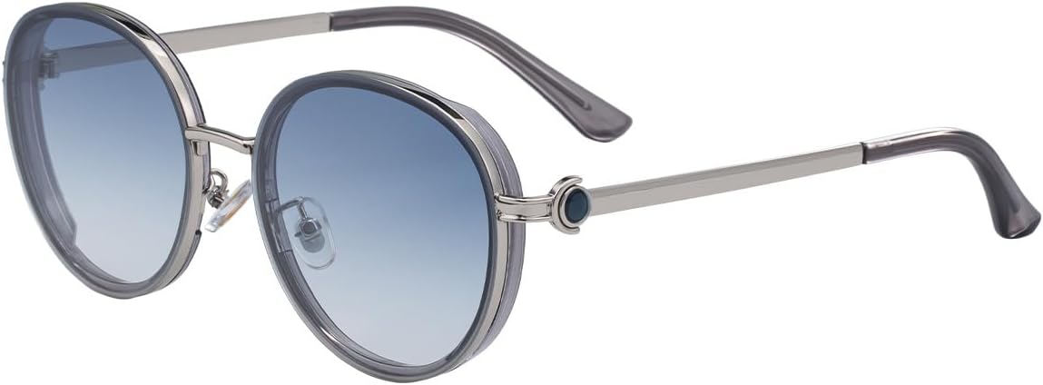 

Женские солнцезащитные очки в панк-стиле с круглой оправой, европейско-американский дизайн, высококачественная защита от УФ-излучения для создания дерзкого стиля на открытом воздухе GFYFJXJT, C4