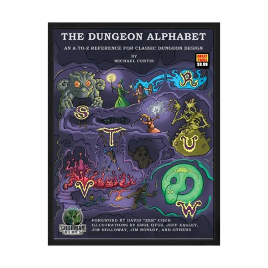 

Dungeon Alphabet (1st Printing), Fantasy Supplements (System Neutral), твердый переплет