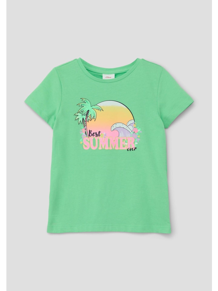 

s.Oliver Футболка 7303 светло-зеленого цвета, Зеленый, s.Oliver Футболка 7303 светло-зеленого цвета