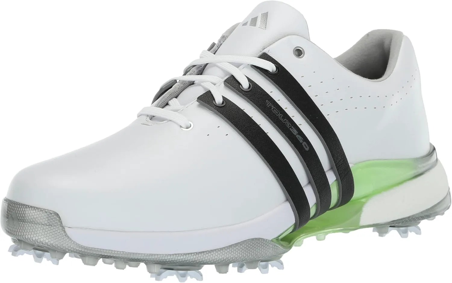 

Мужские гольф-туфли Adidas Tour360 24, белый/черный/зеленый
