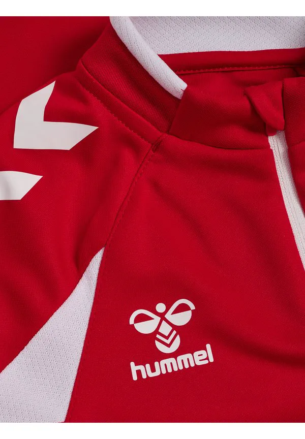 2.0 топ с длинными рукавами и молнией до середины груди Hummel, True Red White — фото 3
