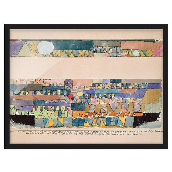 

Картина Bilderwelten Paul Klee Der Mond I, разноцветный