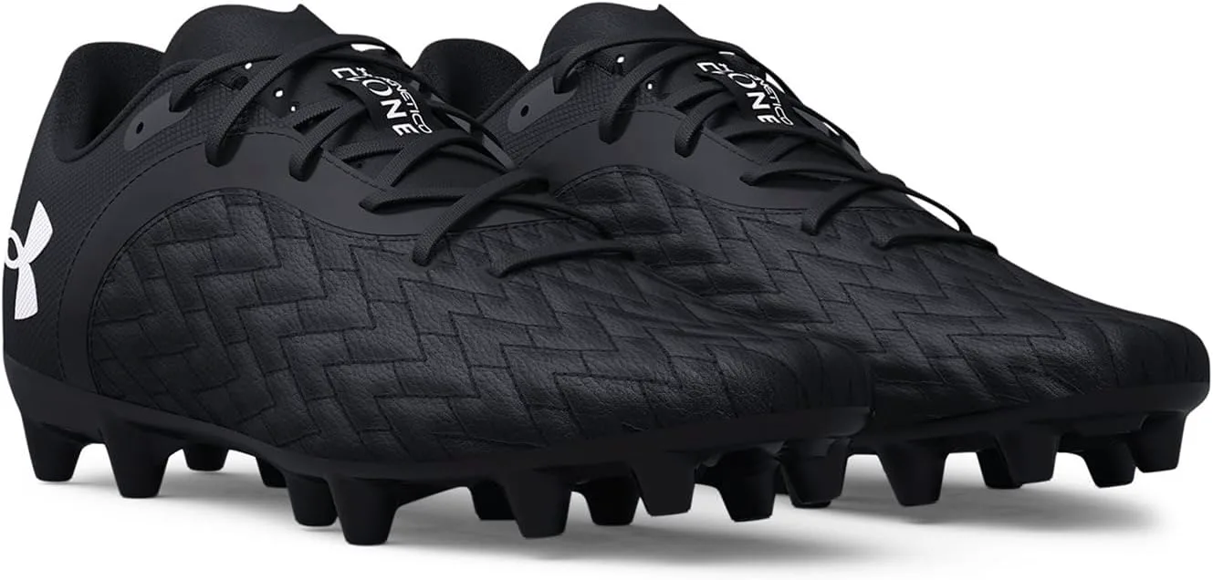 Бутсы для футбола на твердое покрытие Under Armour Clone Megnetico Premier 2.0 для мужчин, черный/оранжевый/белый