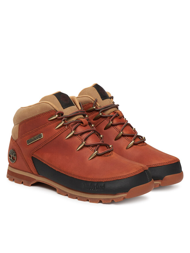 Ботильоны на шнуровке Euro Sprint Mid Lace TB0A2K84EJD1 Timberland, коричневый — фото 2