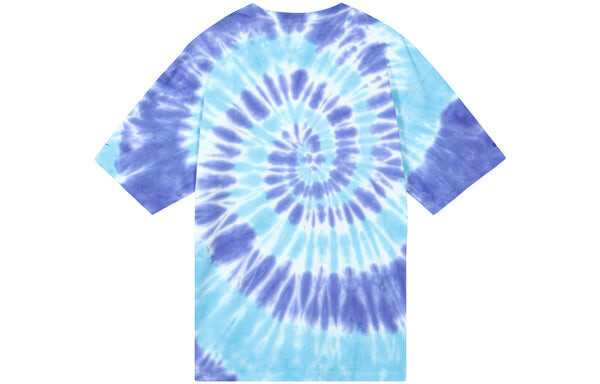 Футболка x space jam tie dye sports tee 'light blue purple' Nike, синий — фото 2