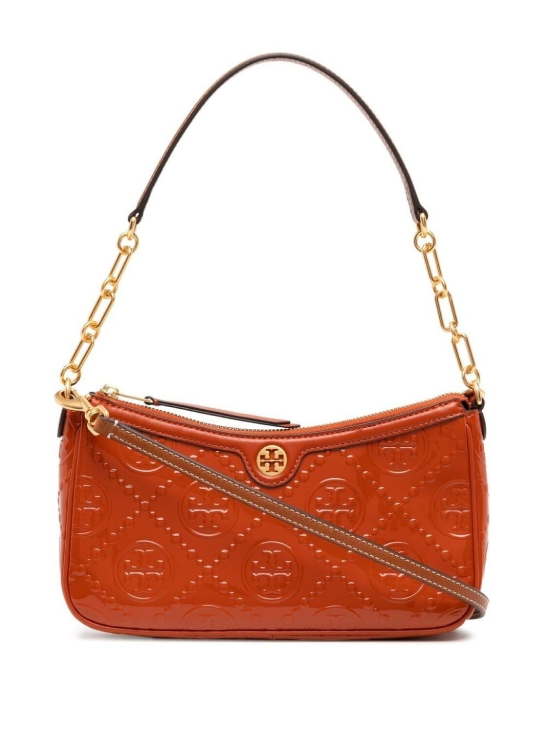 

Tory Burch сумка на плечо с монограммой, оранжевый
