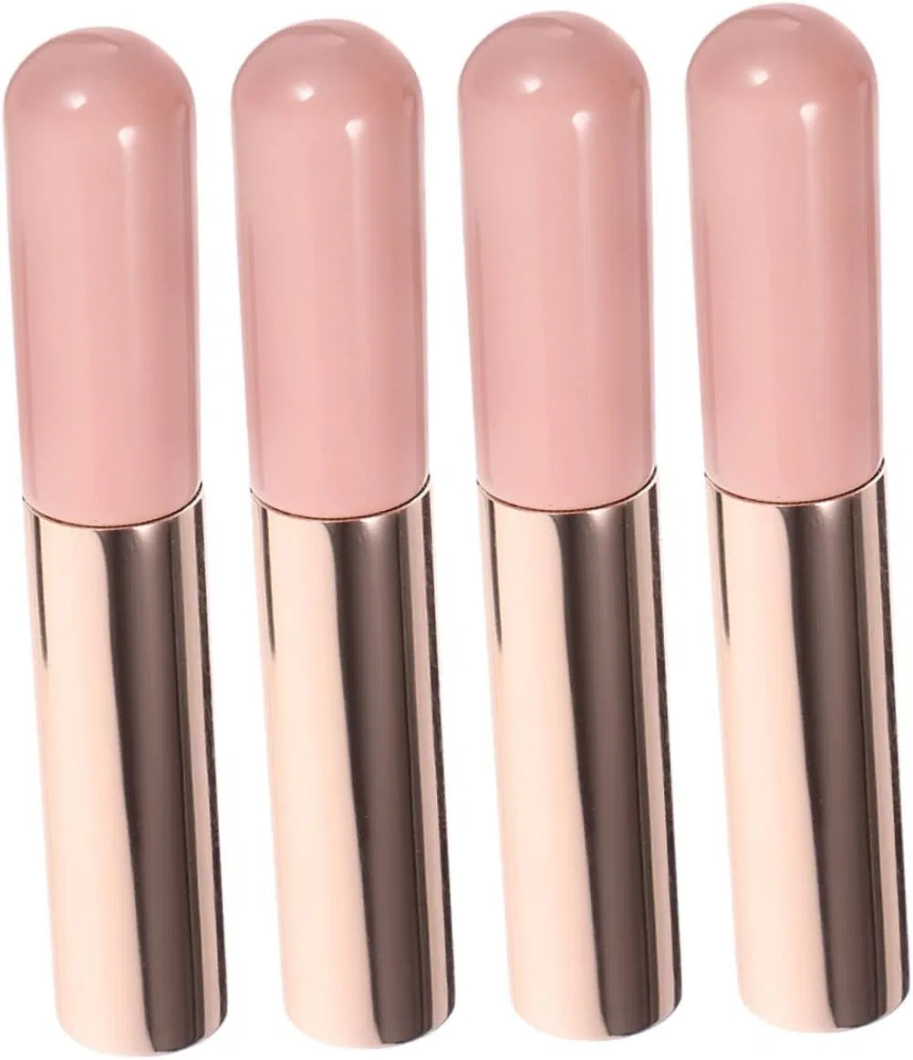 Набор силиконовых кистей для губ Beaupretty 4 шт, розовый