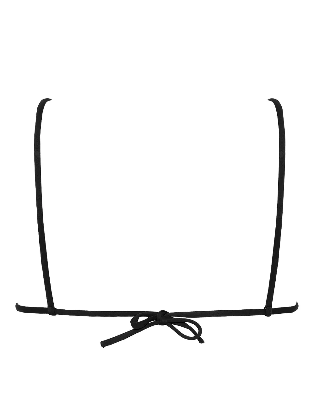 

Треугольный бикини-топ на завязках Mouna Eres, черный