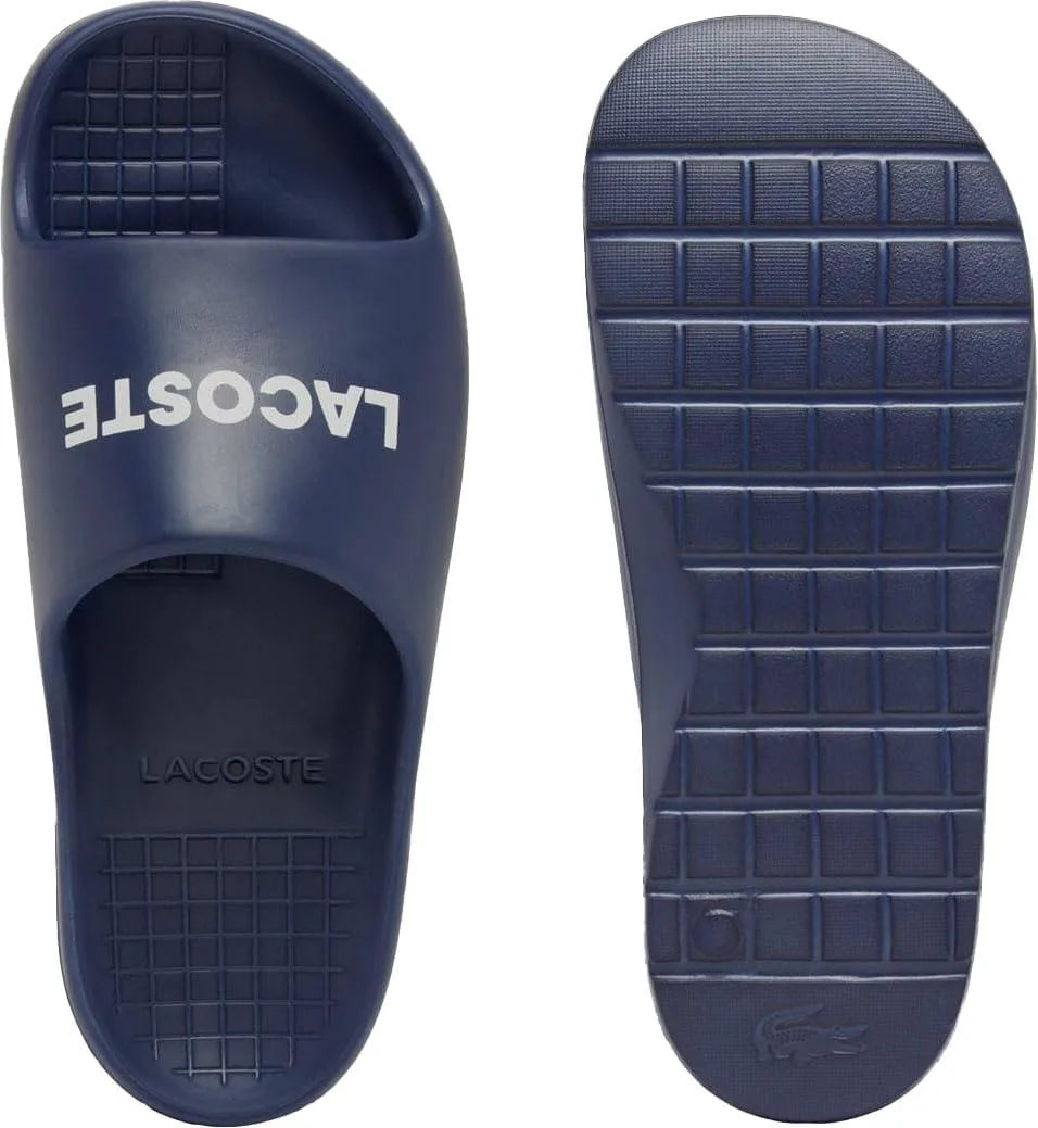 Мужские сандалии Lacoste Serve Slide 2.0, темно-синий/белый — фото 3