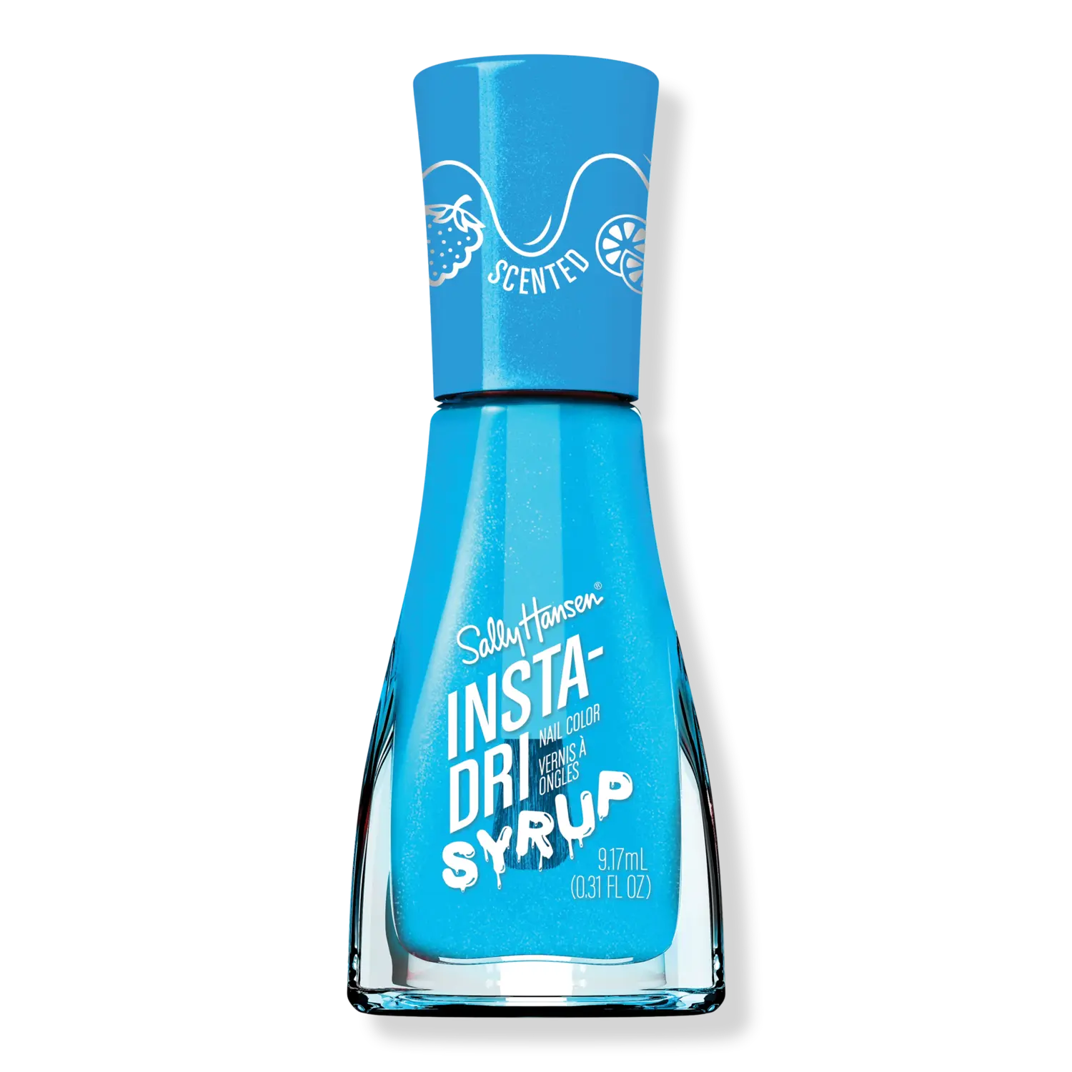 

Коллекция лаков для ногтей Insta-Dri Syrup Sally Hansen, Too Much Drip (jelly-like blue)
