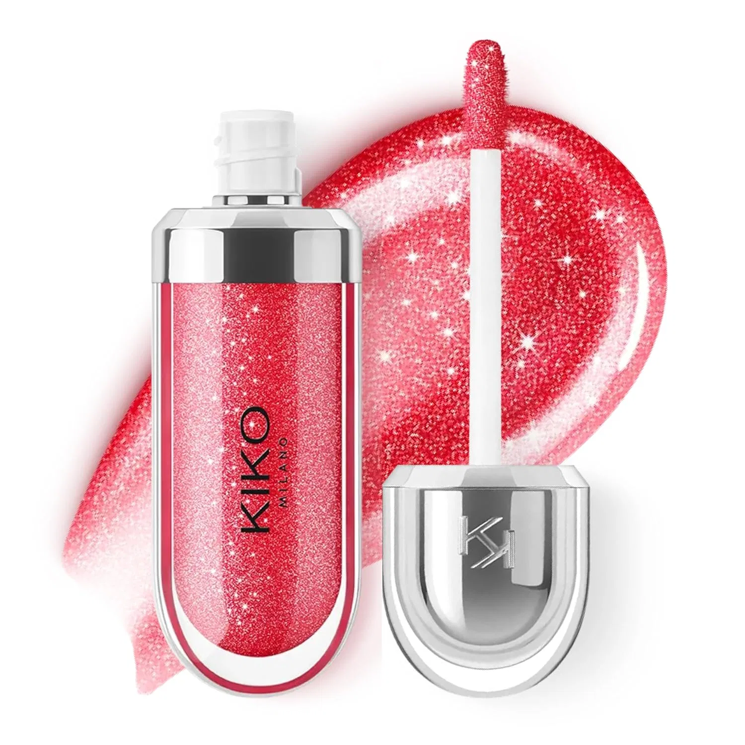 Питательный блеск для губ «3D Hydra Lipglos» от KIKO Milano Kiko Milano, 12 Pearly Amaryllis Red