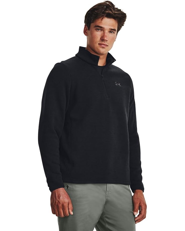 

Толстовка Under Armour Specialist 1/4 Zip, цвет Black/Black/Jet Gray