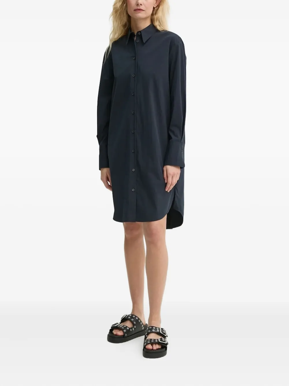 

Платье-рубашка на пуговицах Marc O'Polo, синий
