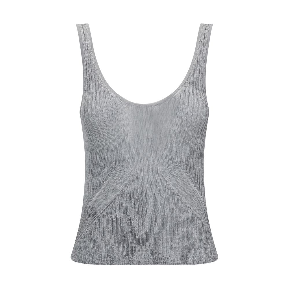 

Металлический трикотажный топ Pinko, Silver