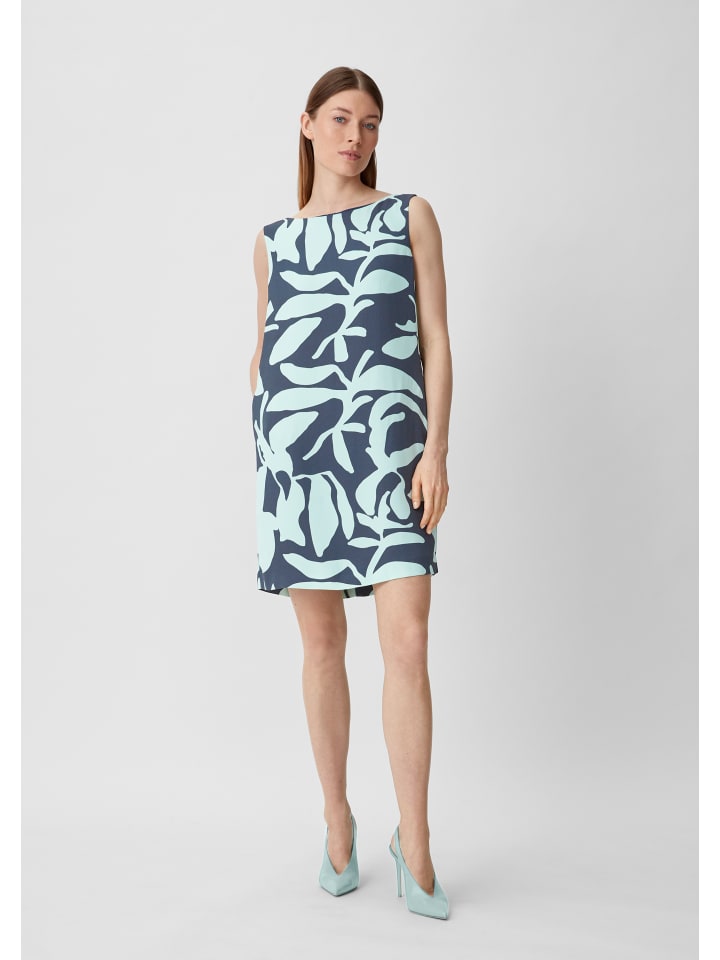 

Короткое платье comma Kleid kurz, цвет Blau-türkis