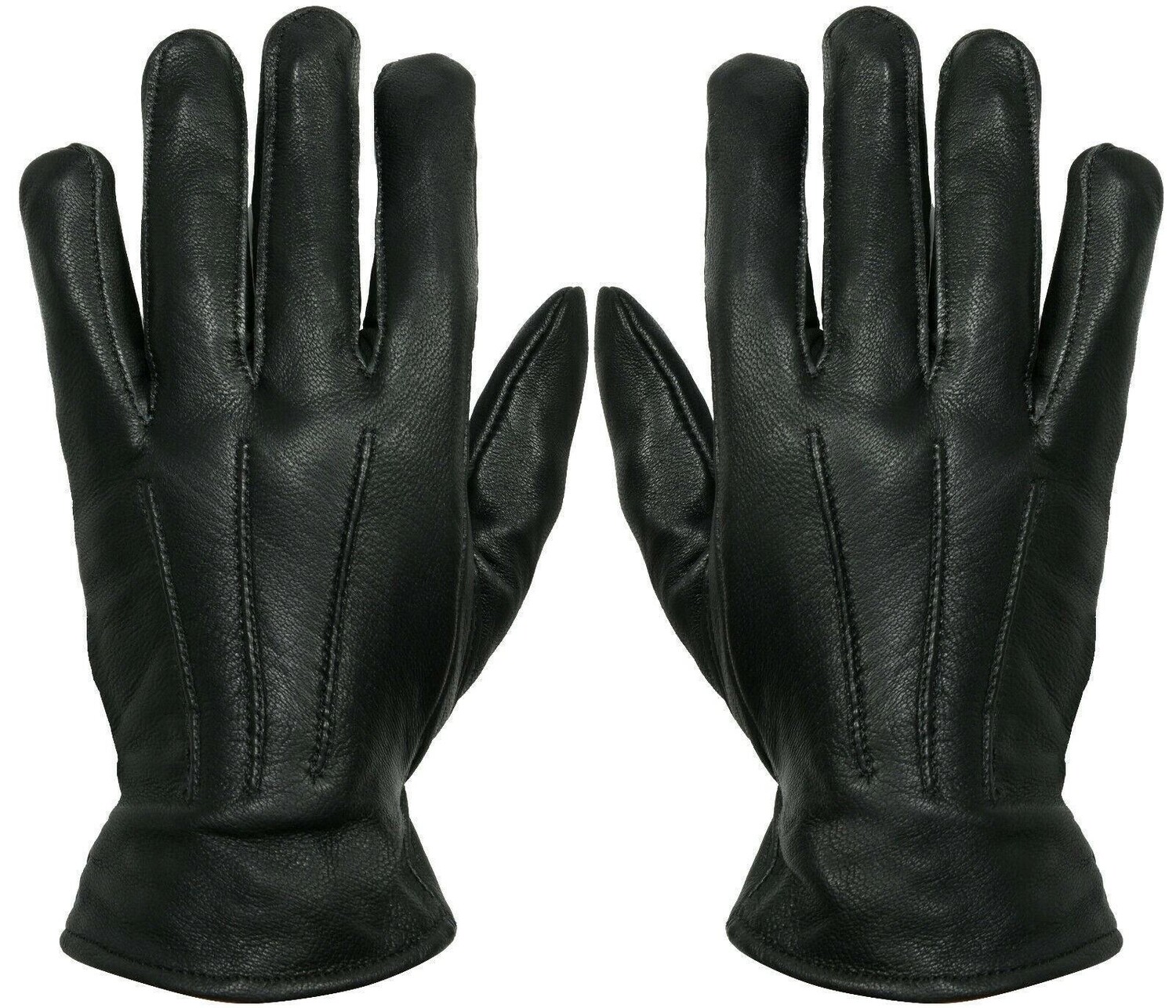 

Кожаные термоперчатки Infinity Leather, черный