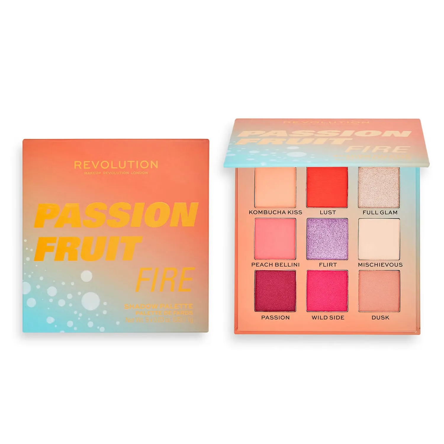 

Палетка теней Hot Shot Passion Fire Makeup Revolution