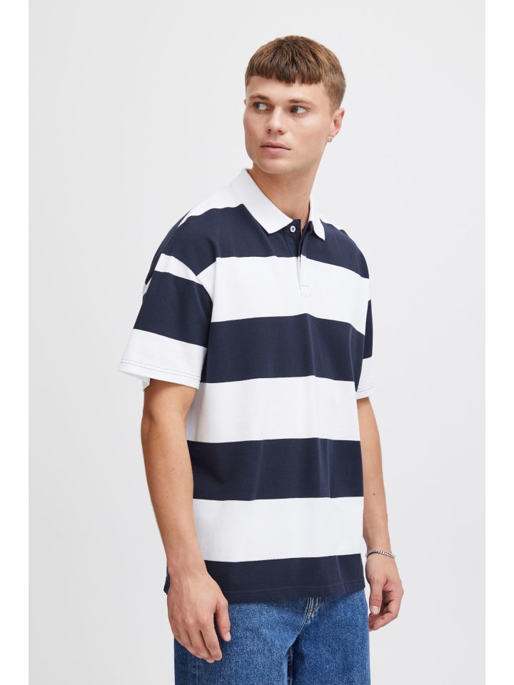 

Поло !SOLID Poloshirt SDIgor 21108172 cooles Poloshirt mit Streifen, синий