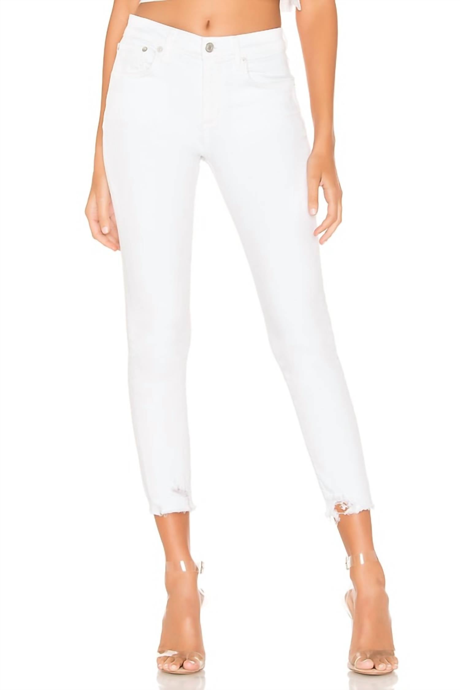 

Джинсы Sophie Crop High Rise под санкциями AGOLDE, цвет sanction