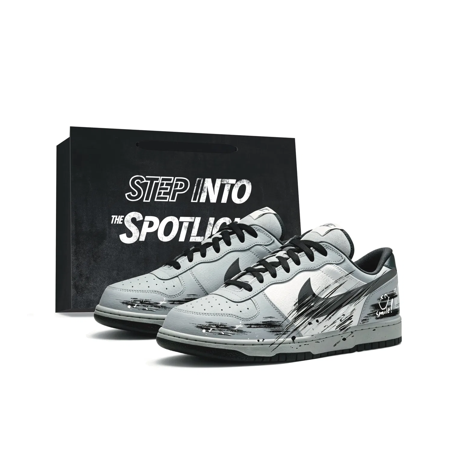Кроссовки Nike Big Comet Black White Gray