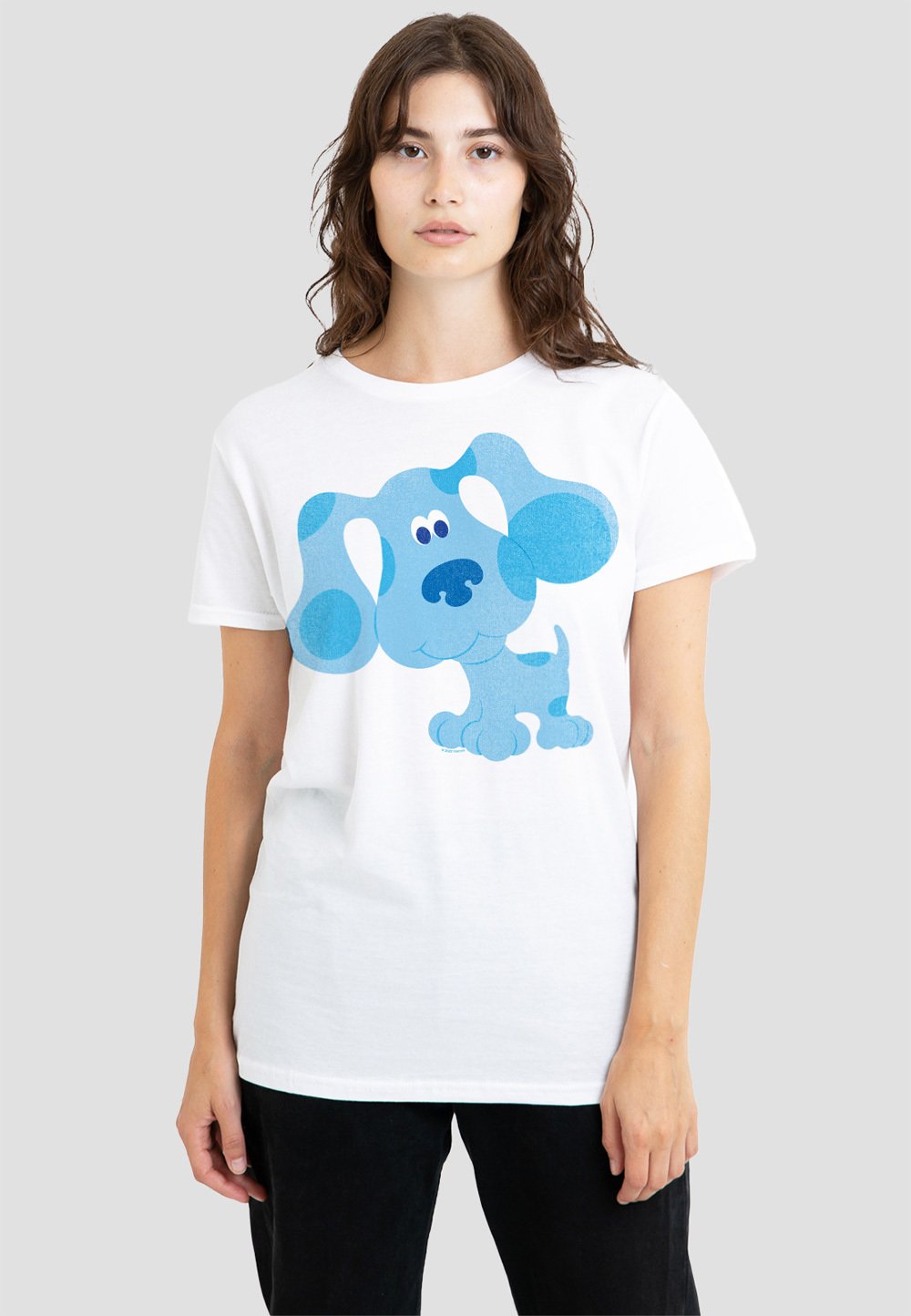 

Футболка с принтом BLUES CLUES BLUE HUG Cotton Soul, белый