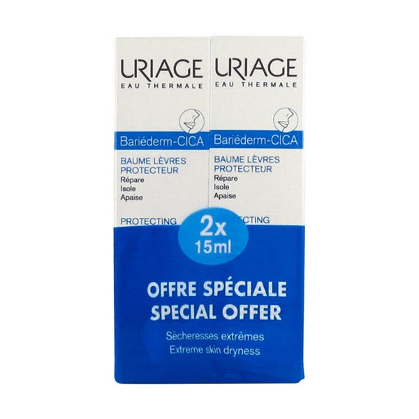 

Восстанавливающий бальзам для губ URIAGE Duplo Bariéderm-CICA, 15 мл