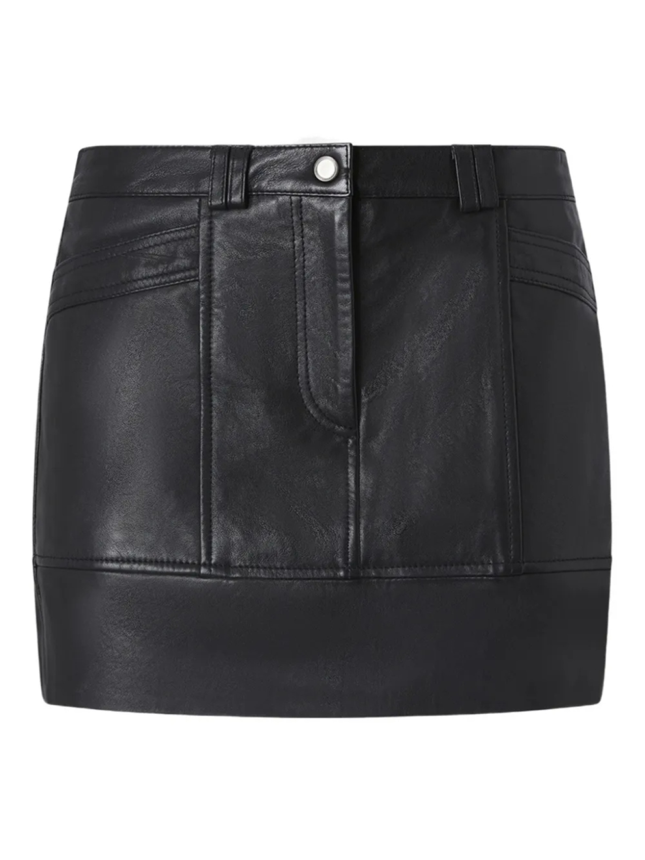 

PINKO кожаная мини-юбка, черный