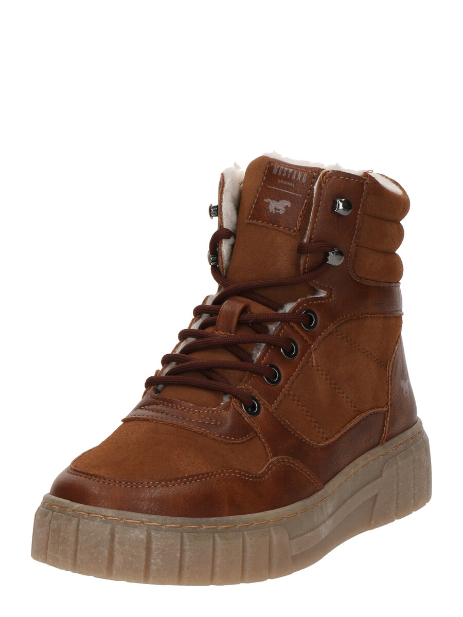Ботильоны на шнуровке MUSTANG Lace-Up Ankle Boots, карамельный