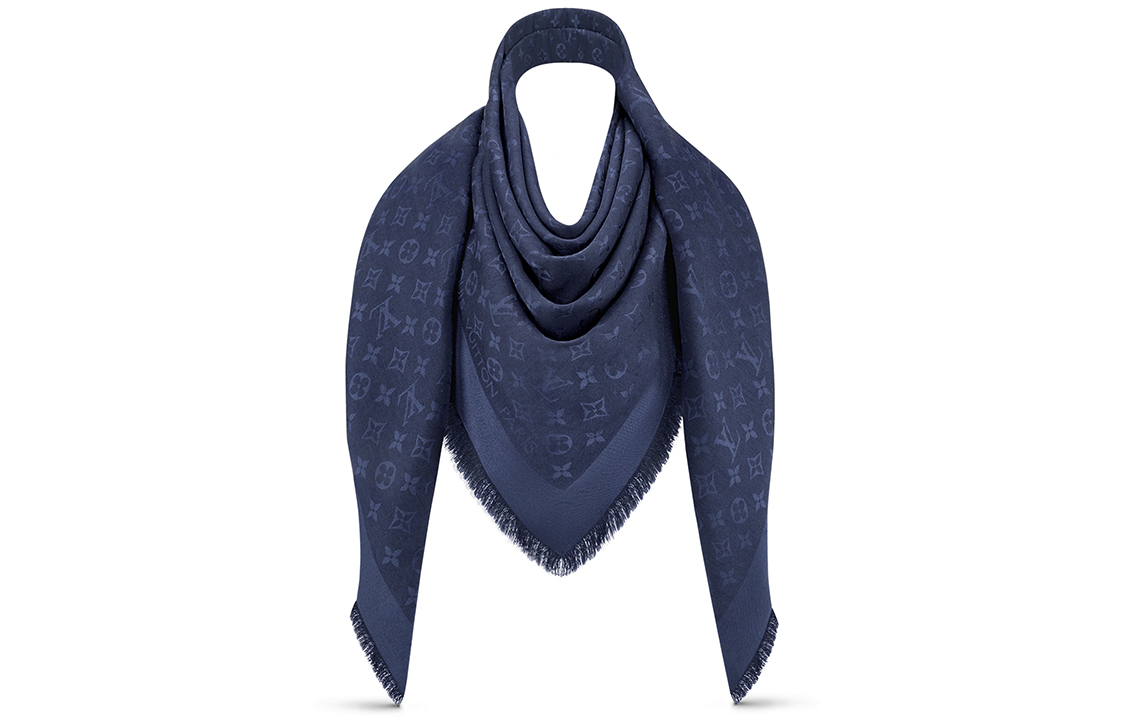 

Монограммные шали для женщин Midnight Blue LOUIS VUITTON
