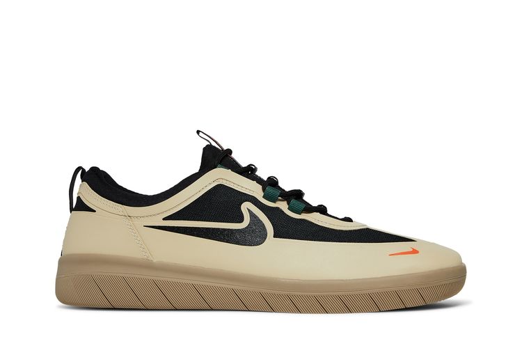 

Кроссовки Nyjah Free 2 SB 'Rattan Black', кремовый